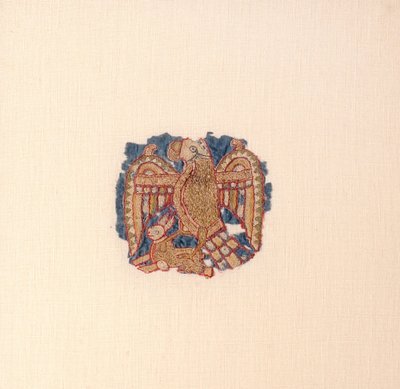 Silk Embroidered Fragment by Unbekannt Unbekannt